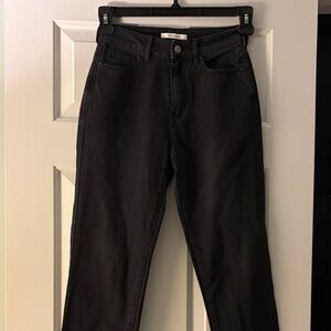 PacSun Women's Black Straight Leg Jeans